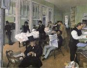 Edgar Degas, Portrait of an office